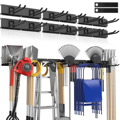 Housolution Garage Wall Organizer 96 Inch - 20Pack Carries 720 lbs