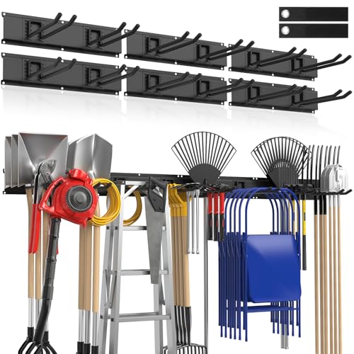 Housolution Garage Wall Organizer 96 Inch - 20Pack Carries 720 lbs