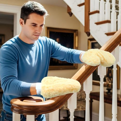 Mitt Painting Dust Gloves for Railing Fence with Thumb
