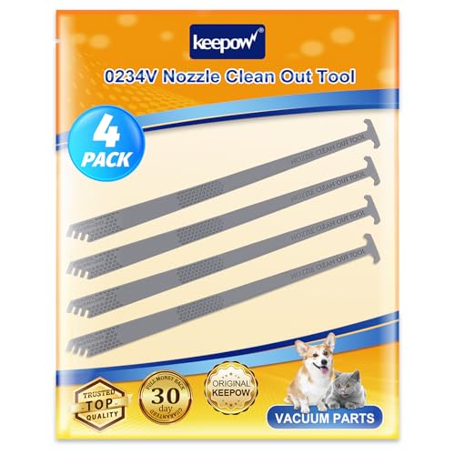 KEEPOW 4 Pack Carpet Cleaning Tools Nozzle Clean Out Tool - color: 4 Pack