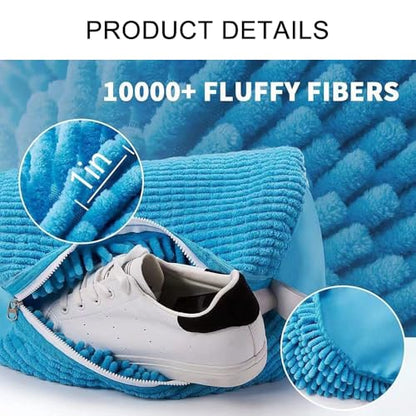 2PCS Laundry Shoe Bags for Washing Machine (Blue) - color: Blue