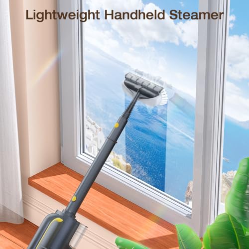 10-in-1 Steam Cleaner, Detachable Handheld Steam Mop for Multi-Surface - color: Gray