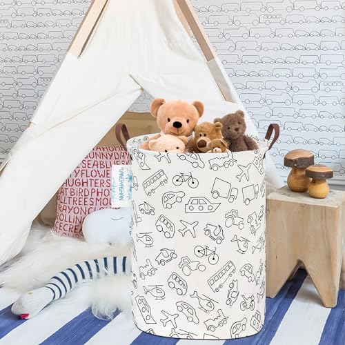 Laundry Hamper Fabric Organizer Collapsible Basket Vehicle - color: Vehicle