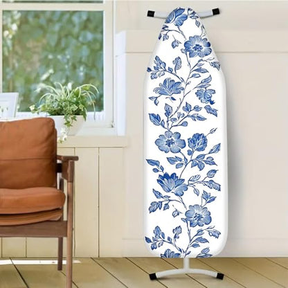 Nuxovilar Blue Floral Vines Ironing Board Cover 15x54 Polyester - color: Yfw04571, size: 15×54 inch