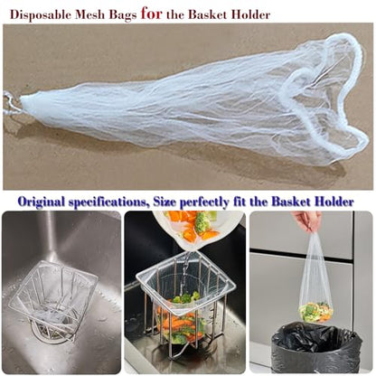 200 Sink Strainer Net Bags mesh bag for Sink strainer Basket Holder