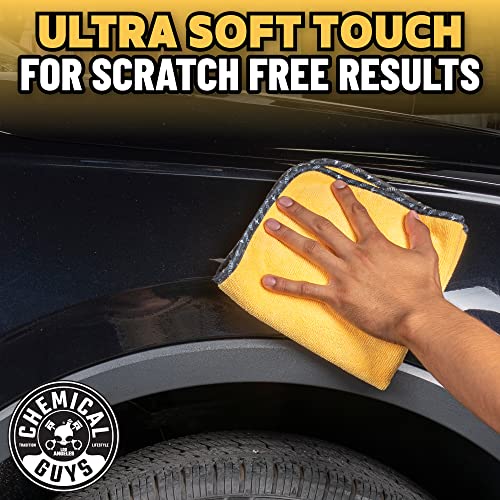 Chemical Guys, Large Microfiber Drying Towel for Cars, 36 x 25 in, Yellow - size: 36"x25", style: 1 pack