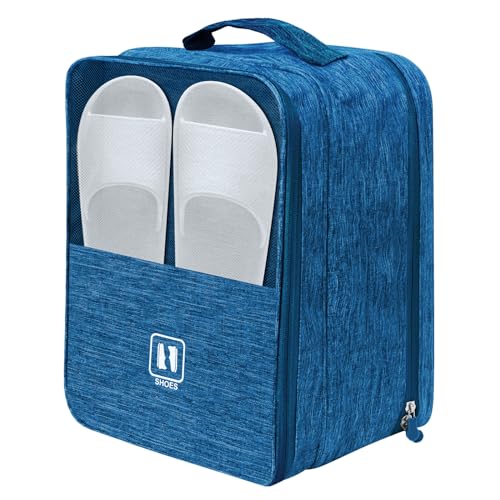 Travel Shoe Bag,Holds 3 Pairs of Shoes, for Travel&Daily Use - color: Blue