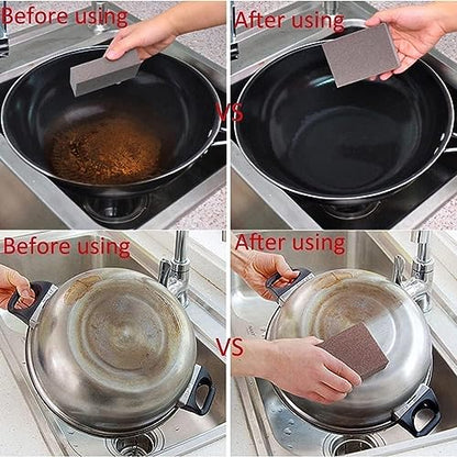1 Pack Emery Magic Wipe Sponge, Nano Carborundum Cleaning Sponge - color: Brown, size: Basic Style 2.5cm thick-1Pcs