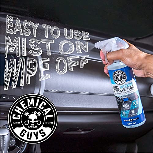Chemical Guys, Total Interior Cleaner & Protectant with 3 Microfiber Towels - size: 16 Fl Oz + 3 Towels, style: Fresh + Towels
