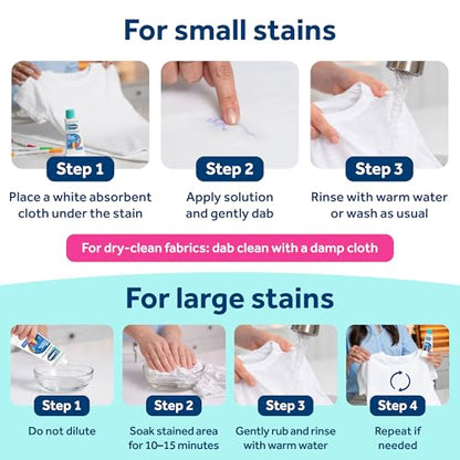 Carbona Stain Devils #3 (1.7 Fl Oz), Targeted Spot Cleaner for Ink, Marker & Crayon Stains, Safe on Skin & Washable Fabrics - size: 1.7 Fl Oz (Pack of 1)