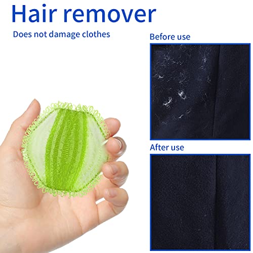 Dryer Balls Laundry Reusable, Softens Laundry Naturally Reduces Drying Time & Static Non-Toxic Washing Balls Reusable Dryer Balls for Laundry Bedding Clothes 6/9/12PCS - color: Style-001