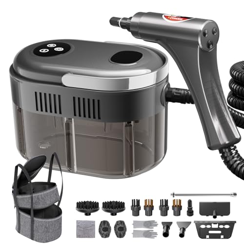 Steam Cleaner,15s Heat-Up,1.5L Tank,6-Level Adjustable Handle,Steamer for Cleaning,Portable Steamer for Cleaning with 20PCS Accessories,Steam Cleaner for Home,Car