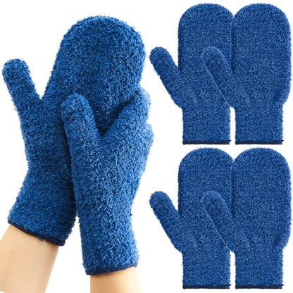 Teenyyou 2 Pairs Pool Cleaning Mitt Spa Scrubbing Gloves Hot Tub,Blue - color: Blue