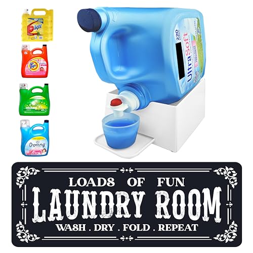 Skywin Laundry Detergent Holder with Laundry Room Rug Runner - color: Kit