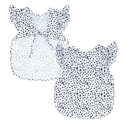 BapronBaby Flutter Baby Led Weaning Infant Feeding Bib Crafting Smock 6M-5T - color: Organic Dot, size: Preschool 3-5yrs