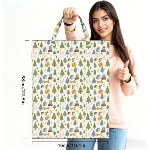 Animals Travel Laundry Bag Washable Dirty Clothes Bag for Gym - color: Animals