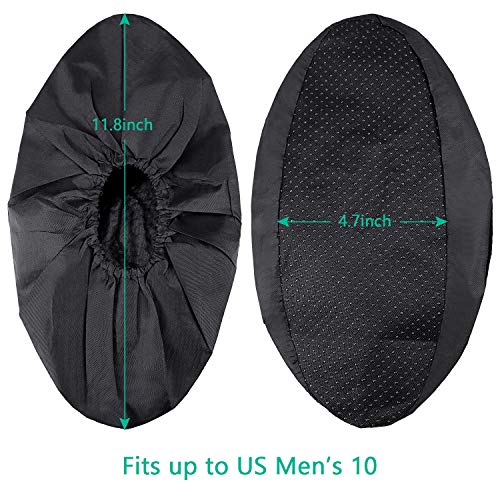 Frienda 8 Pairs Reusable Shoe Covers Waterproof Non Slip Floor,Large - size: Large