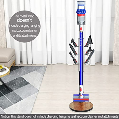 XIGOO Docking Station Holder Freestanding Vacuum Stand Rack with 6 Hooks - color: Black, style: Black with 6 Hooks