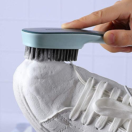 Laundry Brush Shoe Brush Shoe Cleaning Brush Scrub Brush for Stains,Household Cleaning Clothes Shoes Scrubbing,Household Cleaning Brushes Bathroom Ergonomics Grip Easy Hold Pack 2