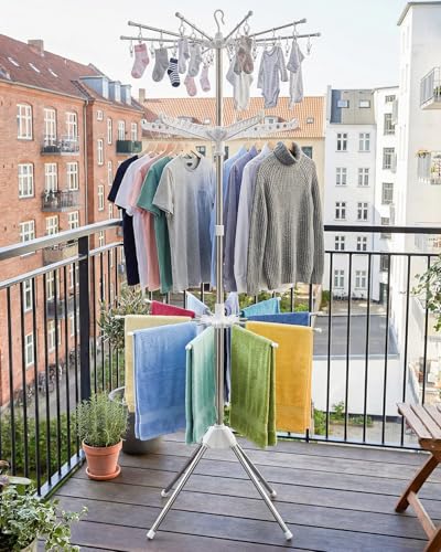 Foldable Clothes Drying Rack, 3 Tier Portable Laundry Drying Rack - size: 3-Tier