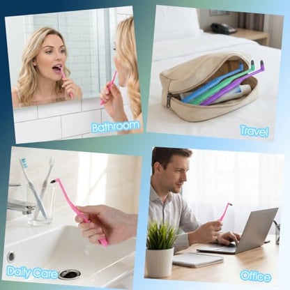 10Pcs Tooth Stain Remover Tooth Polisher Stain Brushes Tools