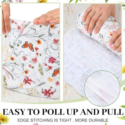 36 Pack Reusable Kitchen Cloths Cotton Towels, Vintage Wildflower - style: Vintage Wildflower