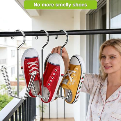 Shoe Drying Hanger for Washing Machine Shoes Stainless Steel 3-Pack - color: For 3 Pairs
