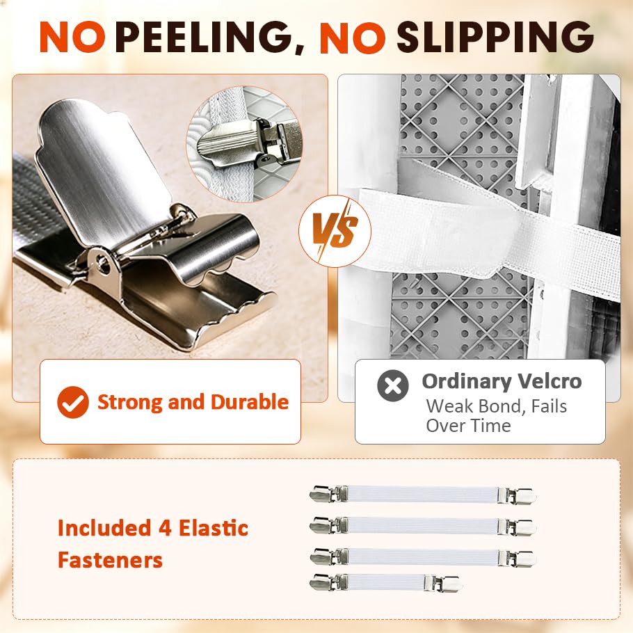 Ironing Board Cover and Pad, Standard Size 15x54, Extra Thick - color: White Wave, size: 15" x 54"