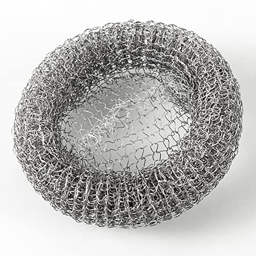 24 Pieces Lint Traps Washing Machine Stainless Steel Lint Snare Traps Laundry Mesh Washer Hose Filter with 24 Pcs Cable Ties - size: 24PCS