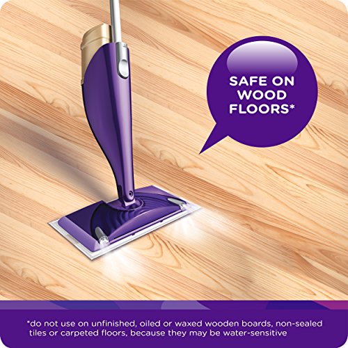 Swiffer WetJet Hardwood Floor Cleaner Spray Mop Pad Refill, Bathroom Cleaning Supplies, Hardwood Floor Cleaner, Multi Surface, 24 Count (Pack of 2) - size: 24 Count (Pack of 2)