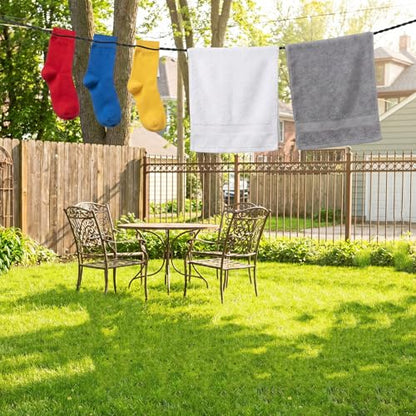 2 Pcs Travel Clothes Line, Portable Clothesline with Hooks and Suction Cups Retractable Travel Clothesline for Hotel Room Camping Clotheslines Accessories Cruise for Hanging Clothes