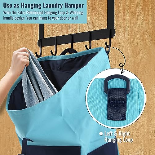 Laundry Bag Backpack 125L Extra Large, Heavy Duty 900D Coated Oxford Fabric, 3 Pockets Durable Travel Laundry Bags with Soft Padded Shoulder Straps for College Dorm, Apartment, Laundromat (Teal) - color: Teal