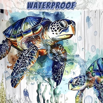 Ocean Sea Turtle Laundry Basket Oxford Cloth Foldable Hamper 18.9x16.5 Inch - color: Cute Blue Turtles Ocean Beach