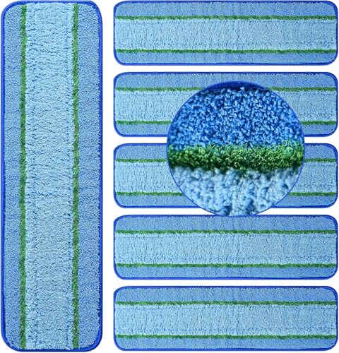 6 Pack Deep Clean Pads for Bona Family of Mops - color: 6 Deep Cleaing Pads