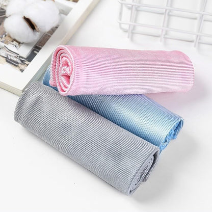 Microfiber Glass Cleaning Cloth, 16 Inch Lint Free Quickly Clean for Glasses, Window, Mirrors, Windshields and Stainless Steel (Blue, 1 Pack) - color: Blue