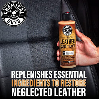 Chemical Guys, Leather Cleaner & Conditioner Kit for Cars & Home, 2 x 16 oz - style: 16 Fl Oz KIT