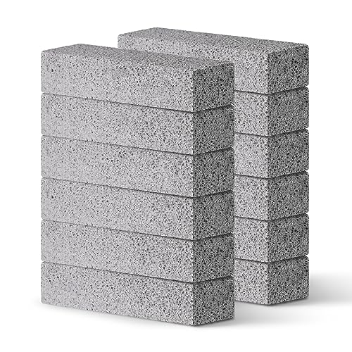 12Pack Pumice Stone for Toilet Cleaning, Hard Water Rings & Stains - color: B-12