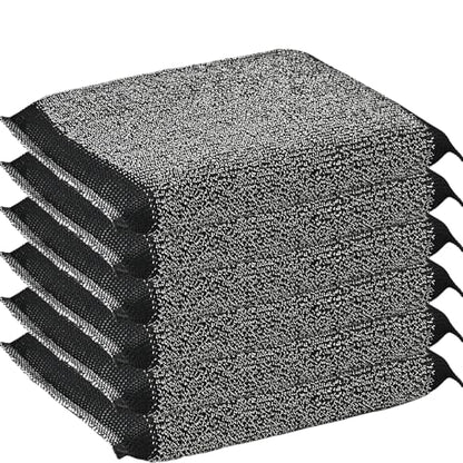 Steel Wool Scrub Sponges, Non Scratch Kitchen Dish Scrubbers - size: 6 Pack