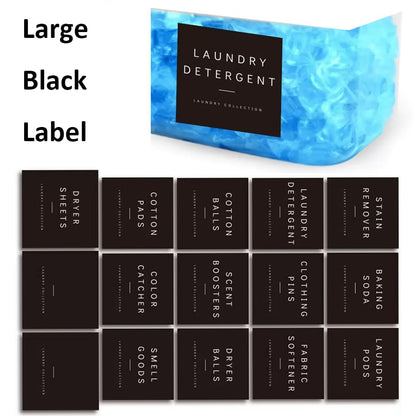 3 Pack Large Laundry Pods Container Laundry Room Organization Containers Storage Dryer Sheet Holder with Lids and Labels for Laundry Pods Laundry Detergent Dry Sheet Organizing