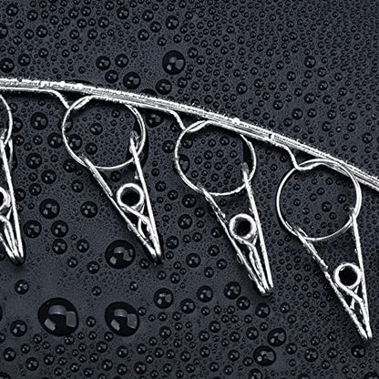 Toplife Clothes Hanger with 10 Clips, Set of 4 Clothes Drying Rack(Indoors)