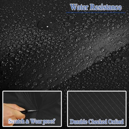 2pack Extra Large Laundry Bag 55x43.3" + Silicone Tote Handle, Heavy Duty Oxford Dirty Clothes Travel Drawstring Bags Storage Sack, Easy fit Laundry Hamper and Basket (Machine Washable, Black) - color: 2 Black