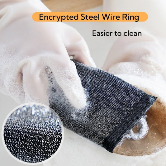 Stainless Steel Scrubber Sponges, 6-Pack, Heavy Duty, Non-Scratch, Kitchen and Multi-Surface Cleaning