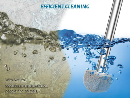 Pumice Stone Toilet Bowl Cleaner - Hard Water Stain Remover - style: 1 Toilet Handle+7 Pumice