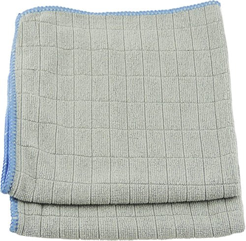 Unger 12” x 12” Microfiber Glass and Mirror Cloths, 2 Pack, Wet and Dry Cleaning Towels, Reusable Supplies, Window Cleaner Polishing Cloth with Streak-Free Results - size: 12" x 12" (2 Pack), style: Glass and Mirror