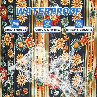 Folk Flower Art Boho Laundry Basket Foldable Oxford Cloth 18.9 x 16.5 Inch - color: Folk Flower Art
