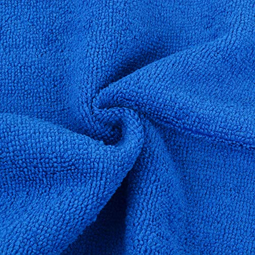 SINLAND Dish Cloth for Washing Dishes Kitchen Washcloth Cleaning Cloth - color: Dark Blue, size: 12inchx12inch 10pack