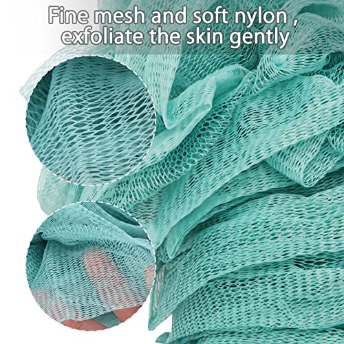 Evmliy Back Scrubber for Shower, Loofah Sponge Brush Exfoliating Body, Long Handle Scrub Brush for Shower with Loofah on a Stick for Back Use, Bathing Accessories Body Brushes (2Pack) - size: 2Pack
