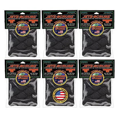 Jetz-Scrubz Original Magic Scrubz Scrubber Sponge Rectangle (6-Pack)