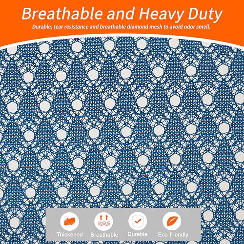 Polecasa Heavy Duty Diamond Mesh Laundry Bag, 24x36", Blue - color: Blue, size: 24"x36" |1 Pack