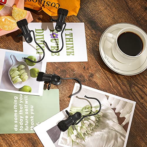 BEWISHOME 50 PCS Boot Hangers for Closet, Laundry Hooks with Clips, Boot Hanging Hold Clip, Clothes Pins, Space Saving Portable Travel Hangers Clip, Jeans, Tall Boots, Towel, Black FYC50B - style: 50 Pcs Black hanging clips
